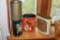 4 Vintage Trash Cans