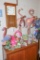 Large assortment of flamingo items