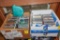 2 boxes of CDs (some empty CD cases)