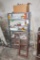 Metal Shelf with Contents