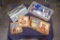 Nascar Legos and 4 needlepoint pictures