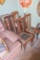 5 Project Chairs and 3 Metal Samsonite Folding Chairs