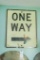 One Way Sign