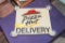 Pizza Hut Window Delivery Sign