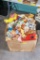 Large Box of Stuffed Animals Disney Sesame Street and many others