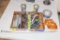 Flat with tools tape glasses and wd40