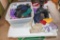 Tote with gloves and hats
