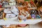 3 flats of home supplies, watches and office items