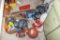 Large Group of Sporting Goods and basket