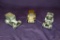 3 Vintage Cast Iron Banks