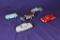 Flat of Vintage Die Cast Cars and Trucks