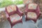 2 Pieces of Wicker Furniture . 1 Chair and 1 Rocker