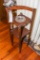 Wooden Smoking Stand with Glass Ashtray