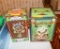 Enesco Musical Clock and Rock City Musical Village (both in box)