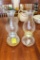 2 oil lamps