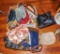 2 Boxes of vintage purses and bags