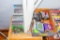 CD cases, video game controllers and hand held games