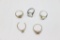 Ladies gold and silver rings
