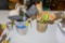 Small Crock with spoons and utinsils