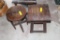 2 small side tables/plant stands