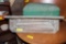 2 vintage wooden shelves