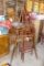 7 Pieces of project furniture (table, chairs, easel, shelf, magazine rack)