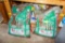 Bags of mulch and landscape stone