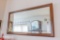 Oak Antique Beveled Mirror (22x42) & Picture