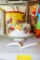 Ceramic cake plate with server