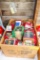Box of Hallmark Christmas Ornaments