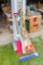 Assorted Shovels, hoe, mop and broom