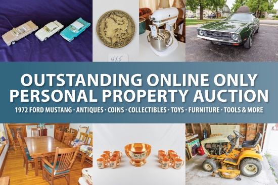 Shafer Auction-72 Mustang-Antiques-Coins-Tools