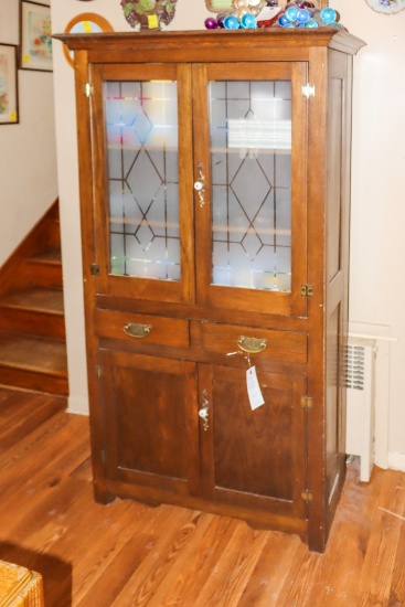 Oak 1 Piece Kitchen Cupboard 70x40x16 (no contents)
