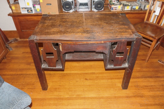 Oak Library Desk 43x29x31