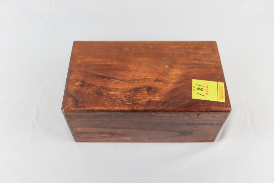 Dovetailed Oak File Box