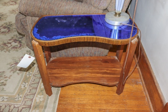 Art Deco Side Table 25x21x13