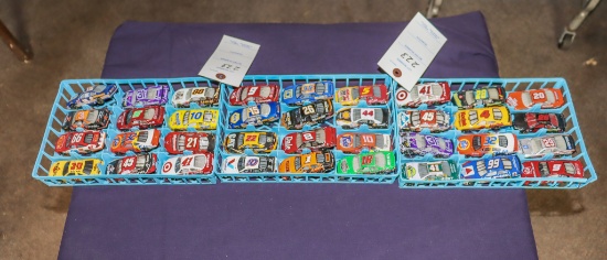 3 Trays of Nascar / Racing Hot Wheels