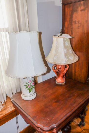 Flamingo and Floral Table Lamps