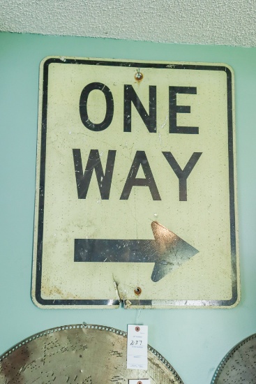 One Way Sign