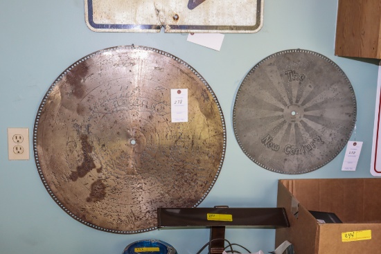 2 Large Music Box Discs