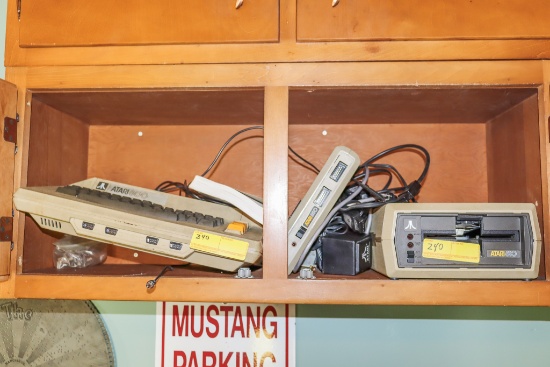 Atari 800 Computer Supplies on Shelf