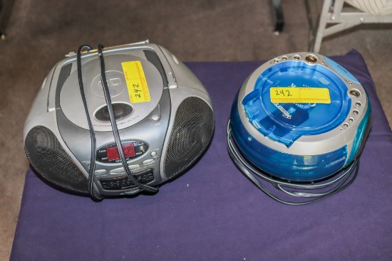 2 Portable CD Radios