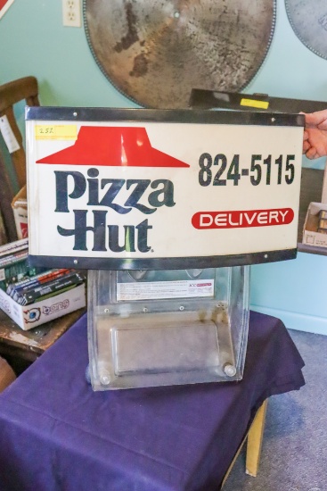 Pizza Hut Window Mount Delivery Sign