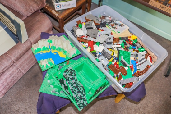 Tote Packed with Legos