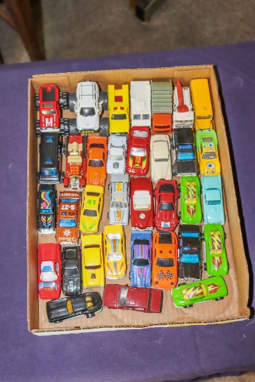 Flat with Matchbox and Hot Wheels Cars
