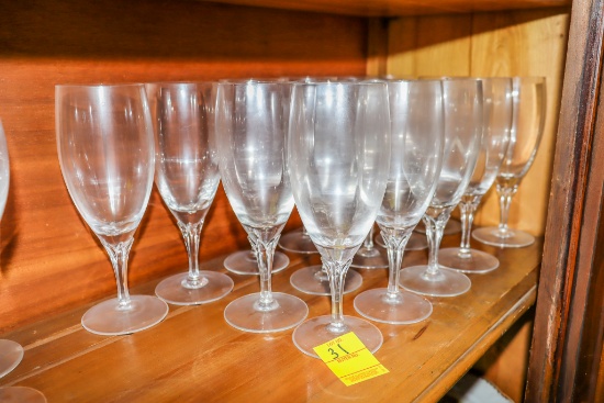 16 Gorham Crystal Water Glasses