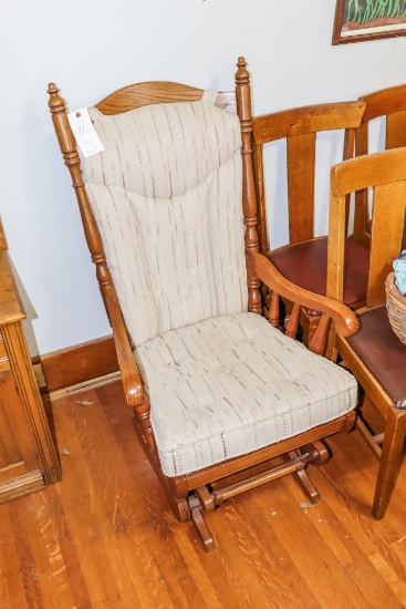 Oak Glider Rocker