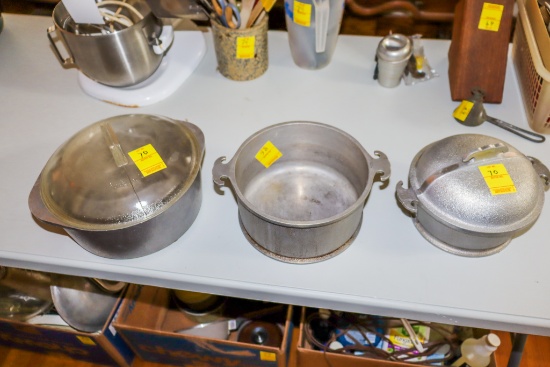 3 Guardian Service Pans (2 have lids)