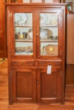 Oak Kitchen 1 Piece Cupboard 68x40x14 (no contents)