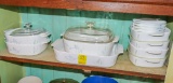 Large assortment of Corningware